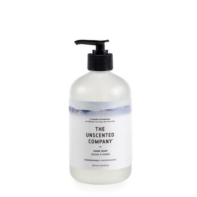 Unscented Co. | Hand Soap | 500ml in plastic bottle - Slowood