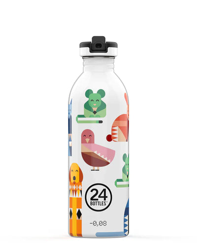 24 Bottles Urban Bottle 050 Best Friends - Colored Sport Lid - Slowood