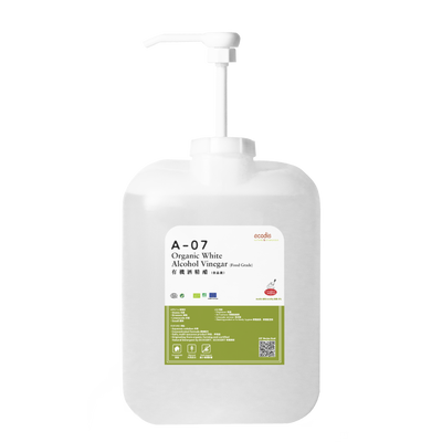 A07 Organic White Alcohol Vinegar - food grade - Slowood