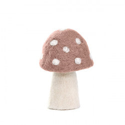 Dotty mushroom  - coral - L - Slowood