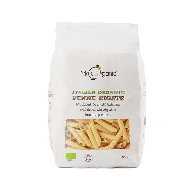 Organic Vegan Penne Pasta 500g - Slowood