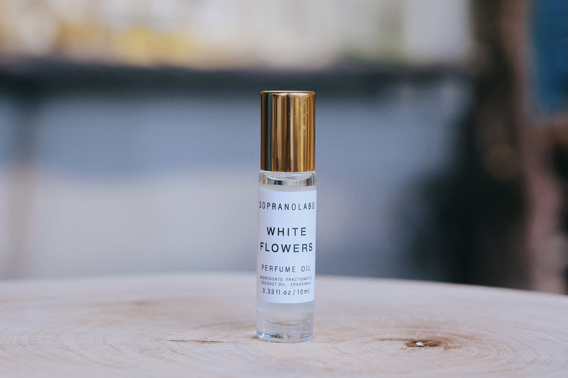 White Flowers Vegan Perfume Oil - Slowood