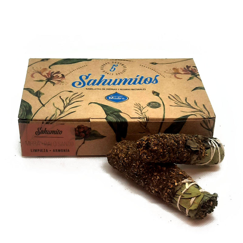 Incense Small Smudge Myrrh & Palo Santo (Sold by Bundle)