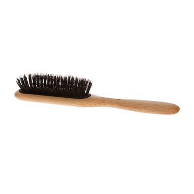 Hair Brush Rectangular - Beech wood, Wild boar bristle - Slowood