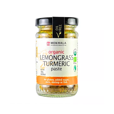 Organic Vegan Lemongrass Turmeric Paste 100g - Slowood