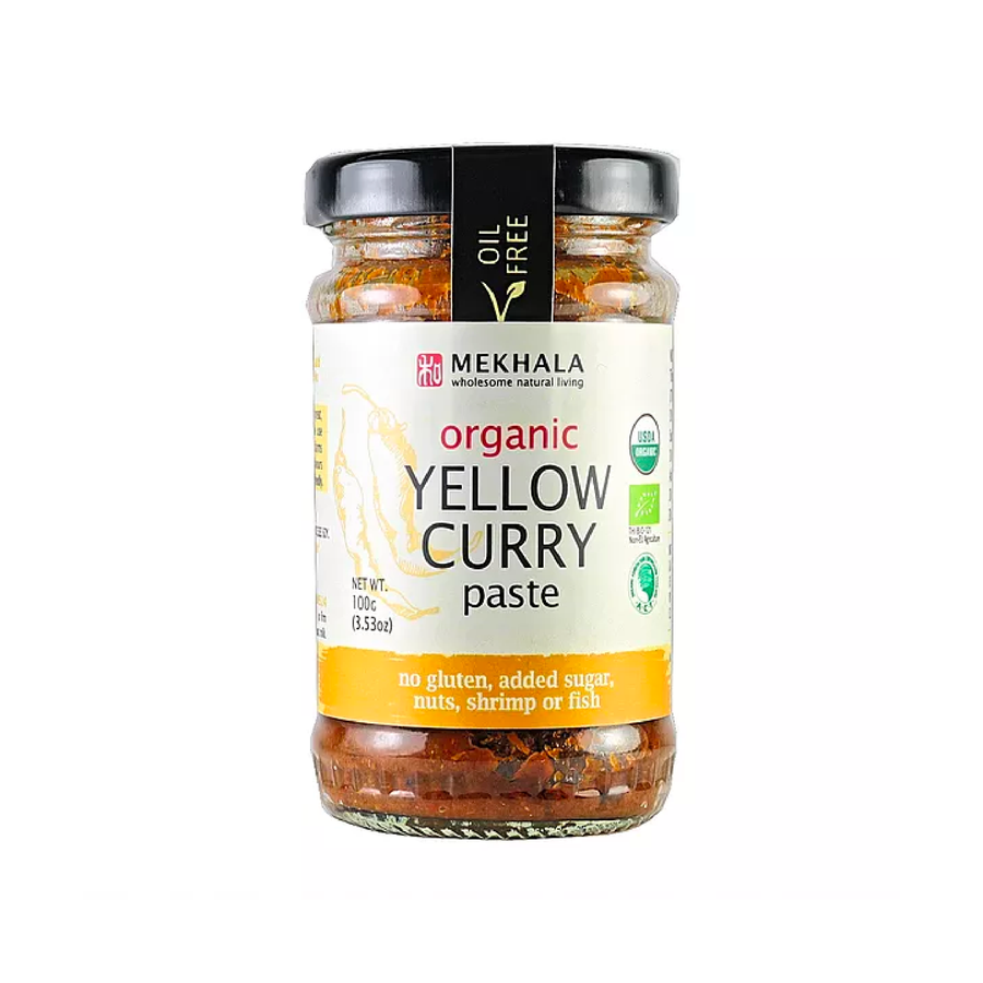 Organic Thai Yellow Curry Paste 100g - Slowood