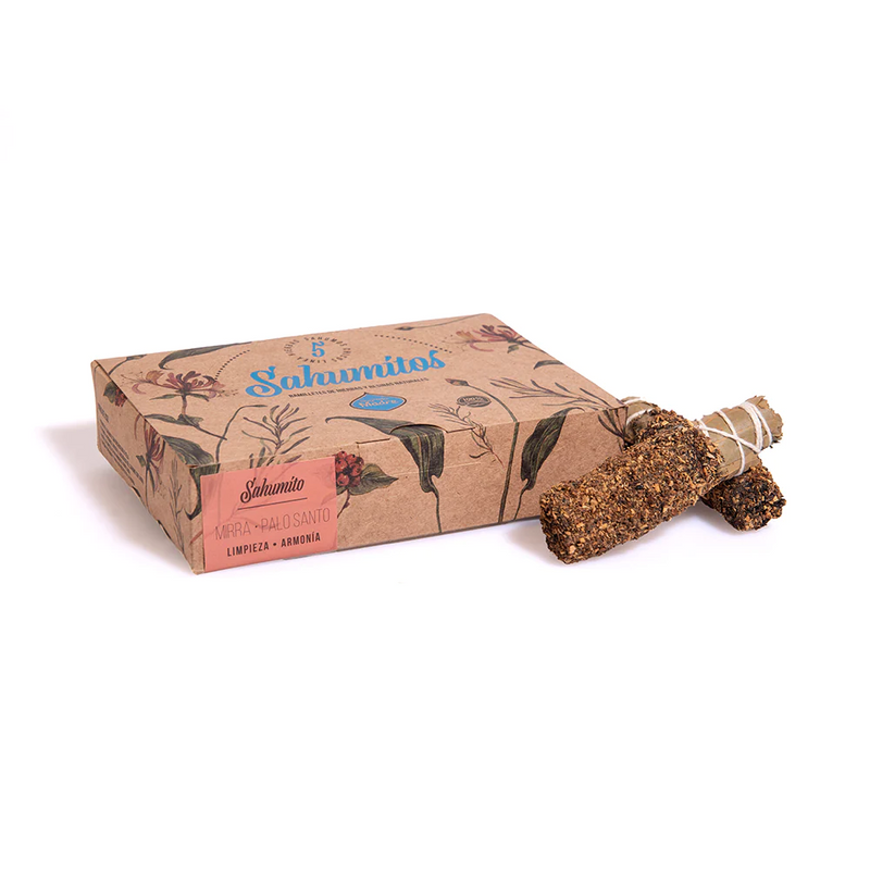 Incense Small Smudge Myrrh & Palo Santo (Sold by Bundle)