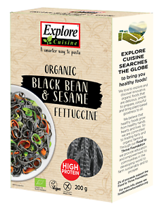 Asian Black Bean & Sesame Fettuccine 200g - Slowood