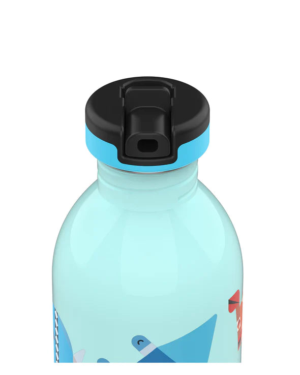 24 Bottles Urban Bottle 500ml Sea Friends - Colored Sport Lid - Slowood
