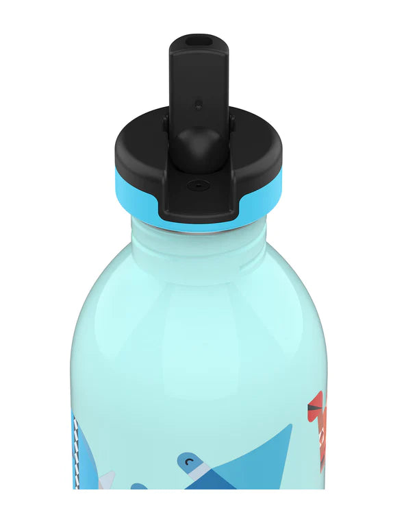 24 Bottles Urban Bottle 500ml Sea Friends - Colored Sport Lid - Slowood