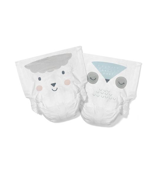 Biodegradable Nappies Size 1 (Bear & Panda / Lamb & Owl) - Slowood