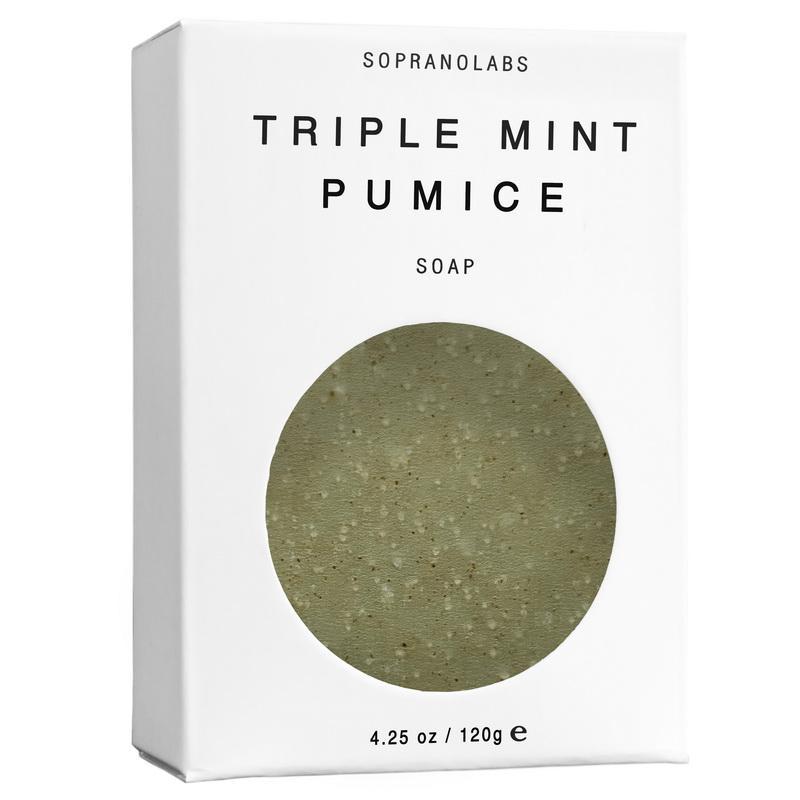 Triple Mint Pumice Vegan Soap - Slowood