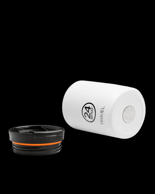 24 Bottles Travel Tumbler Stone Ice White 350ml