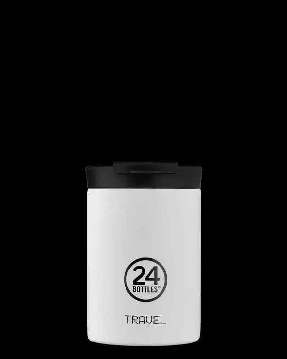 24 Bottles Travel Tumbler Stone Ice White 350ml