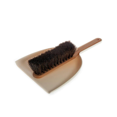 Iris Hantverk - Dustpan & Brush Set (Beech, Horse hair) - Slowood